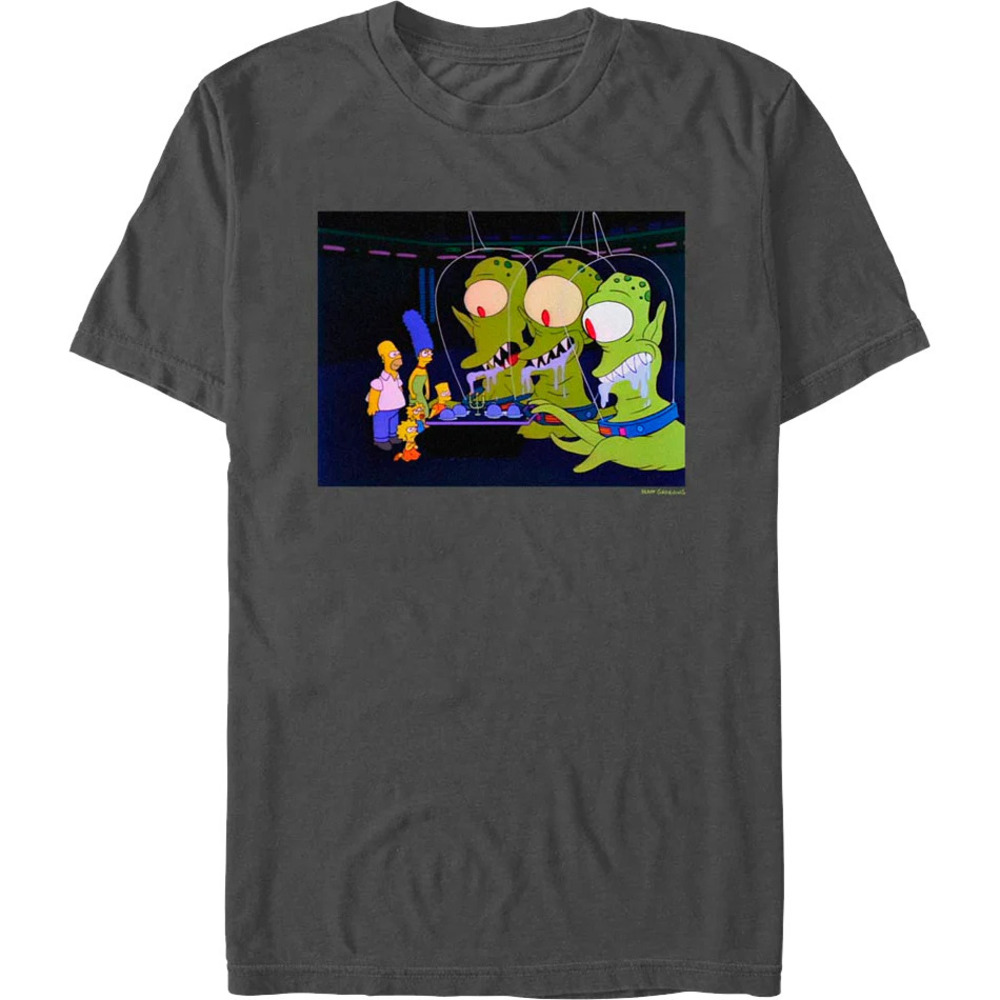 Aliens Simpsons Tshirt